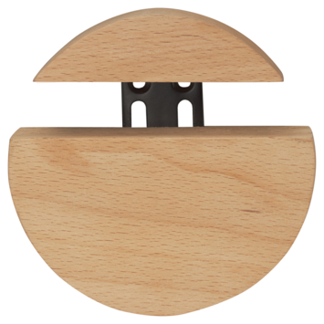 Duraline clip rond hout