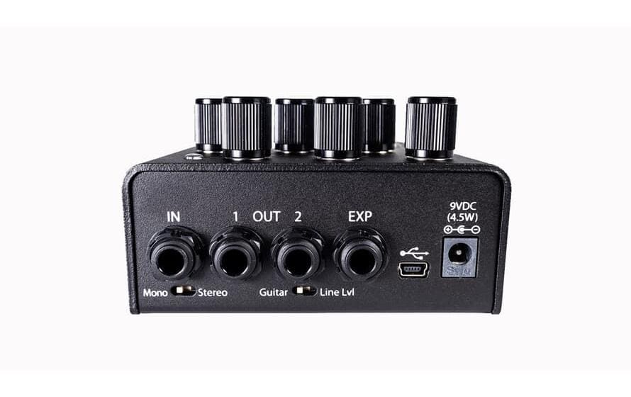 Pedal Blackhole<br>Ein eigenständiges Reverb-Pedal, das auf dem legendären «blackhole“-Algorithmus basiert, den man bereits aus dem Eventide DSP4000, Space und H9 kennt – jetzt in kompakter Pedalform