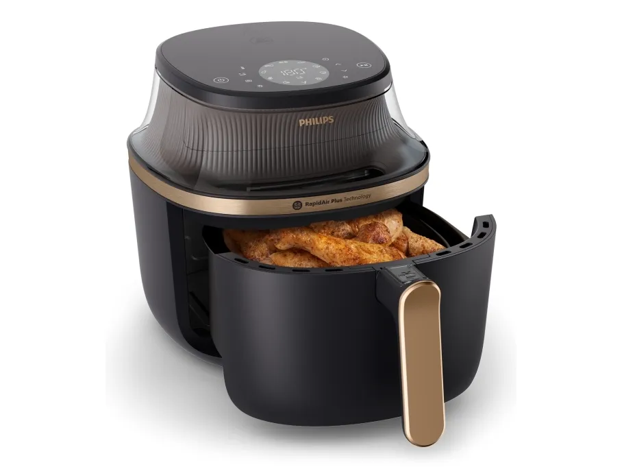 Philips Series 3000 NA342 - Varmluftsrister - 7.2 liter - 2 kW - sort