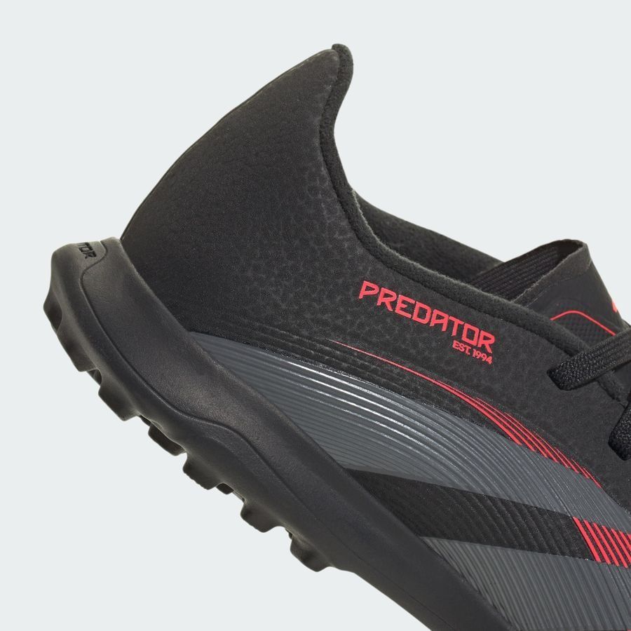 adidas Predator League TF Stealth Victory - Noir/Gris/Lucid Red Enfant