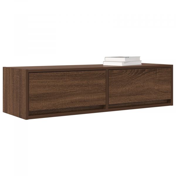 vidaXL Gabinete de TV Madeira Castanha Madeira Engenheirada - 1169967334