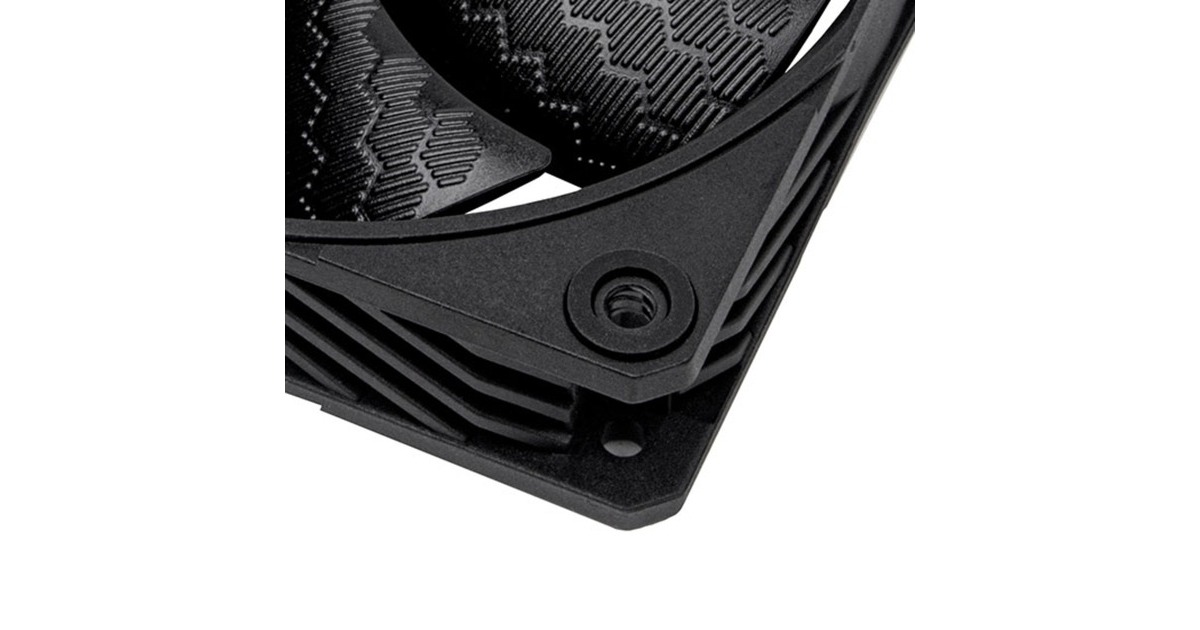 SilverStoneShark Force 120 case fan  (Zwart, 120 x 120 x 25 mm, PWM)