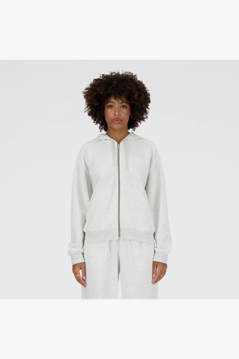 New Balance French Terry Full Zip Damen Hoodie