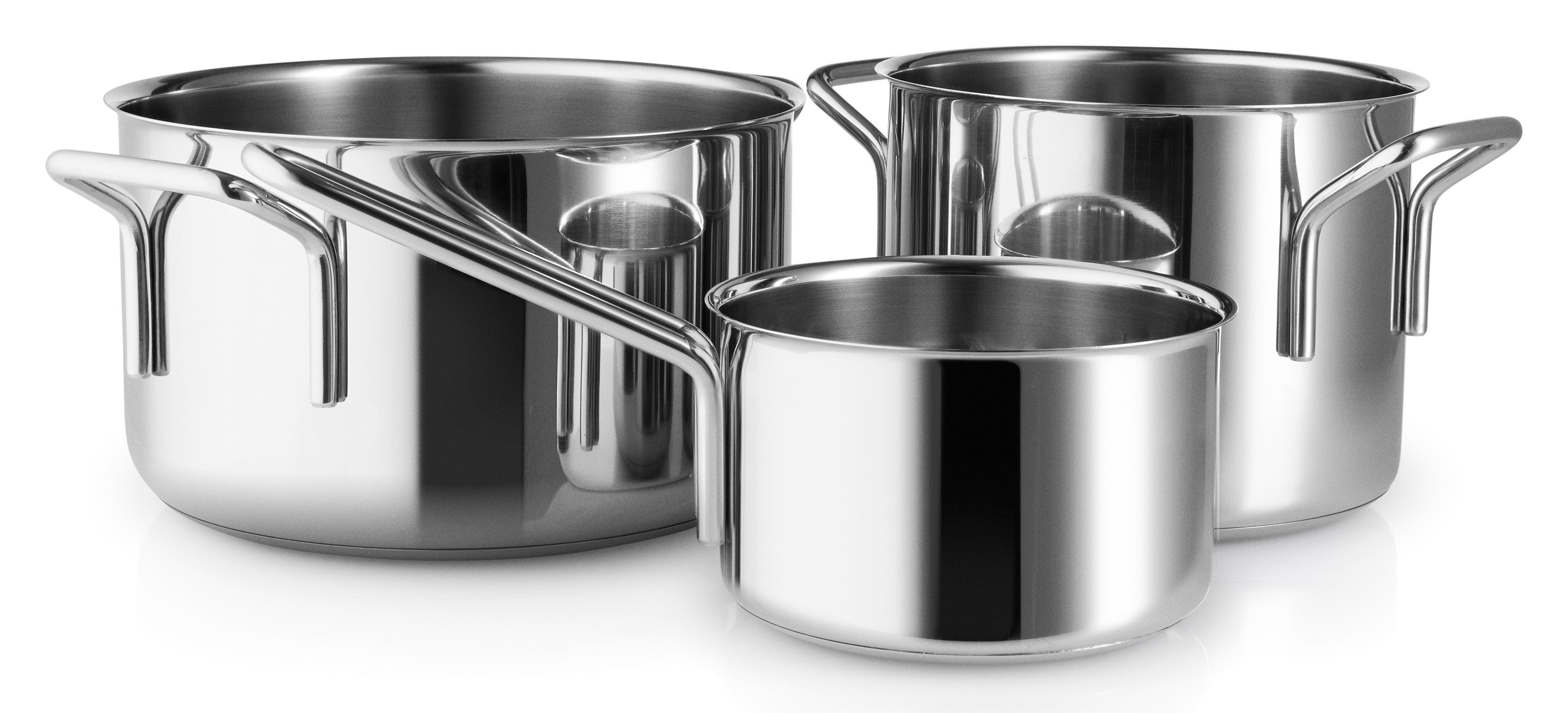 Eva Trio  Stainless Steel grydesæt - 3 stk.