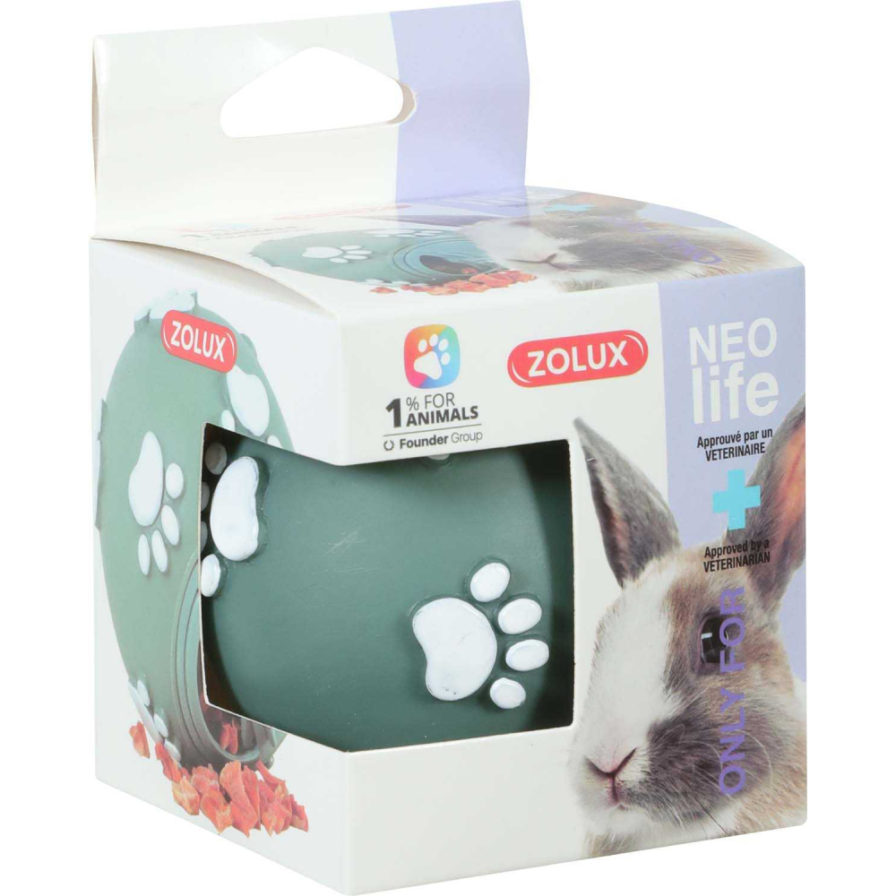 Balle à friandises pour lapin neolife