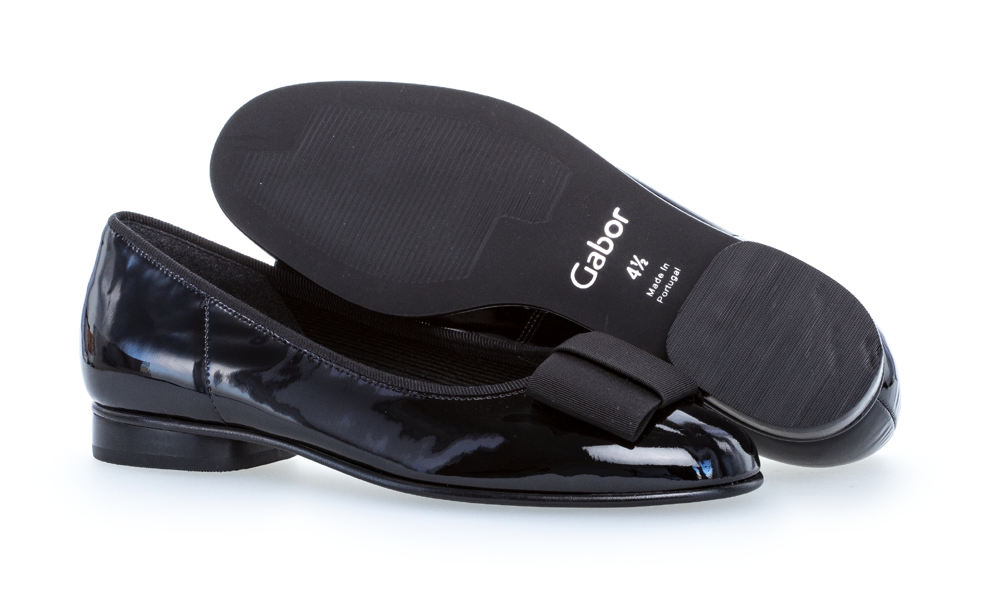 Gabor Ballerina  Flats, Kitten Heel, Festliche Schuhe mit dekorativer Schleife