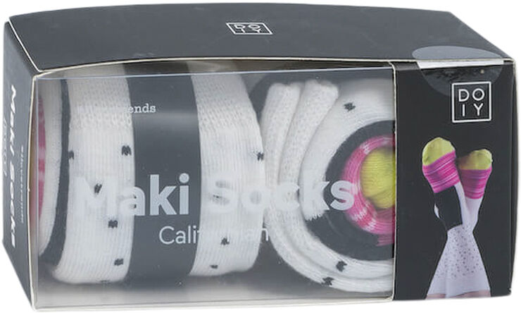 Doiy Strømper - Maki Socks Californian Roll Hvid