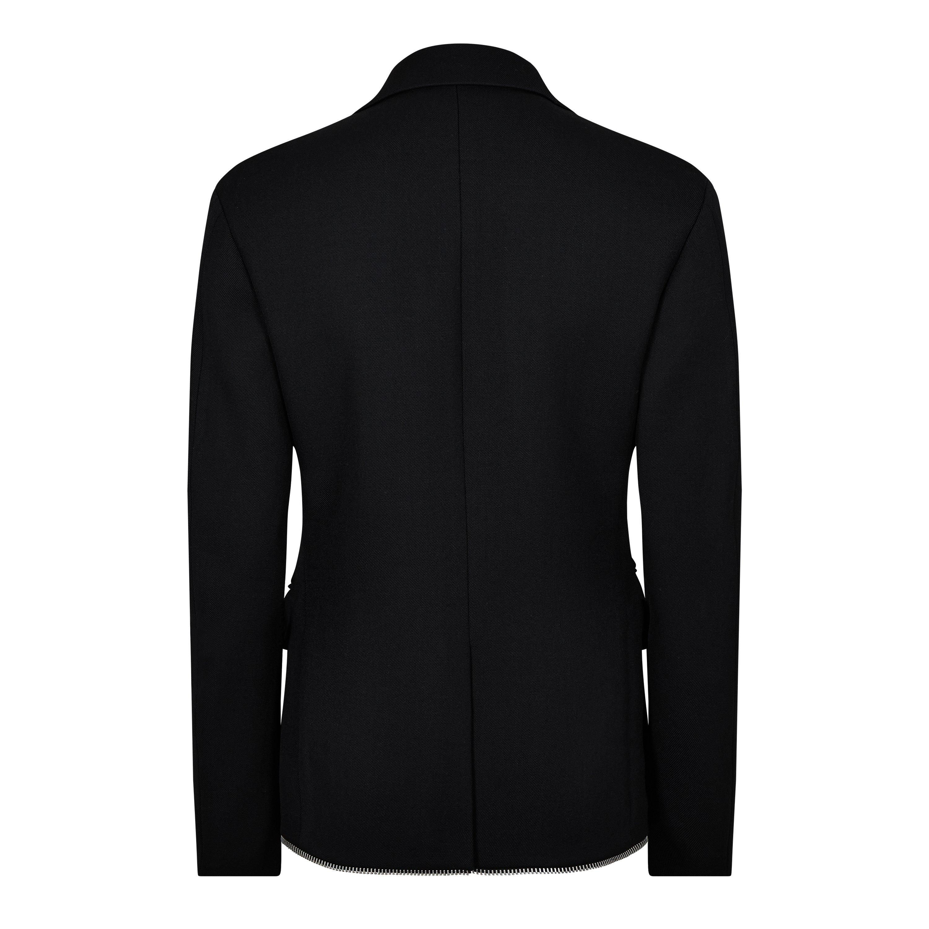 Off White Japwool Round Double Blazer