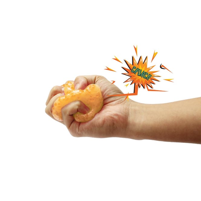 Slimy - Crunchy - Knisterschleim im Becher - verschiedene Farben - 1 Stück