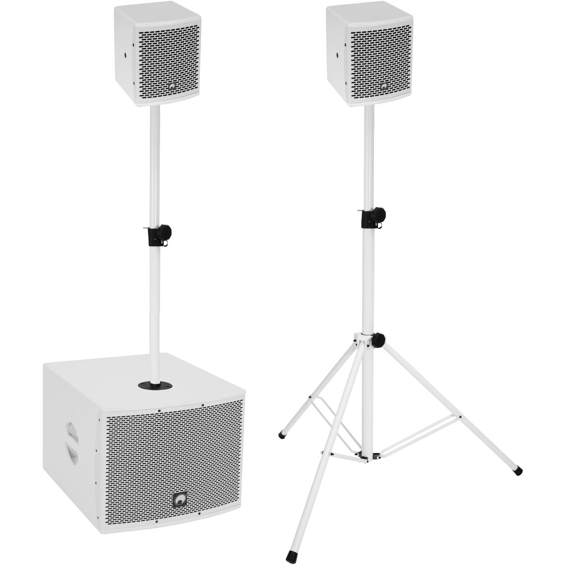 Omnitronic MOLLY-12A actieve subwoofer met DSP 700W (wit)