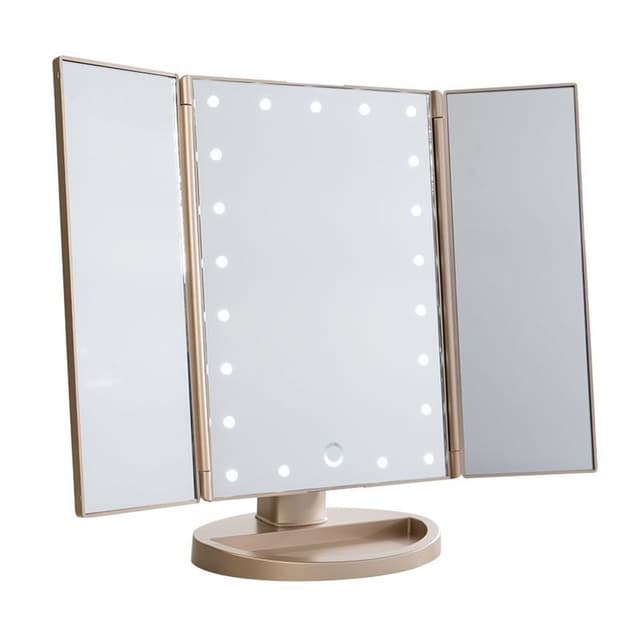 UNIQ Trifold Hollywood Spejl LED Lys