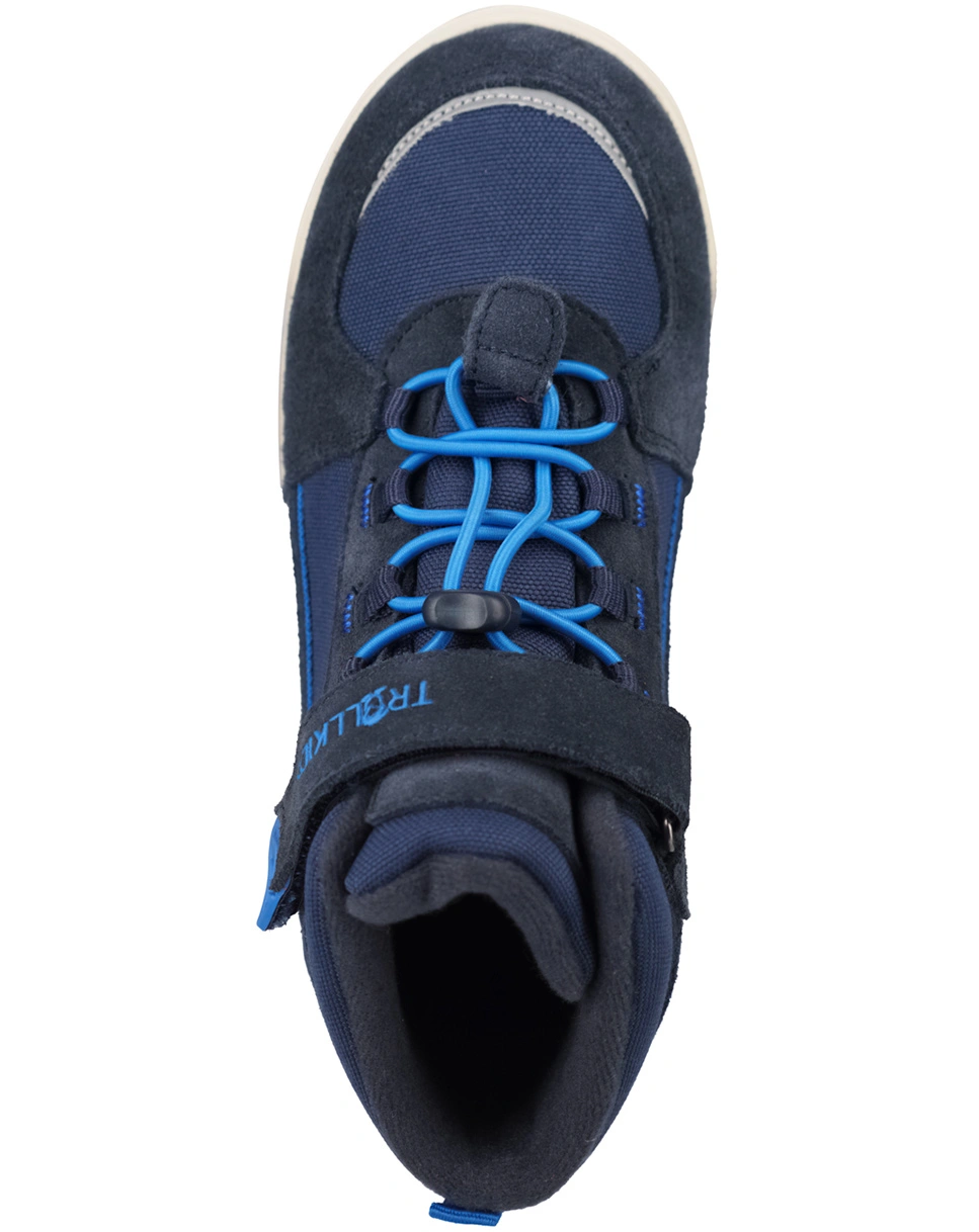 Winterboots GRYLLEFJORD MID CUT Schnellverschluss in navy/medium blue