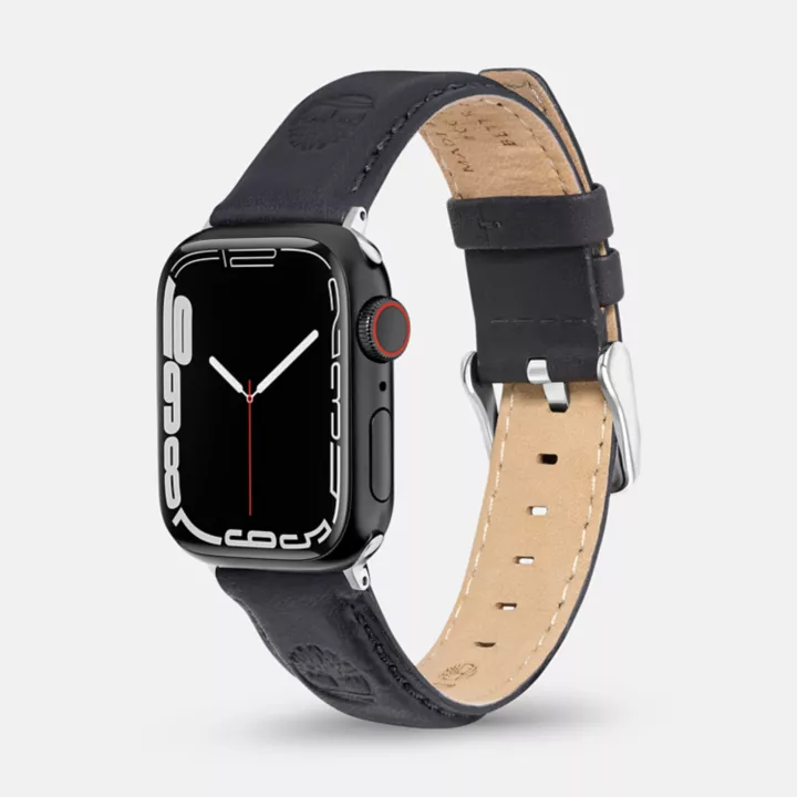 Bracelet pour montre Lacandon de 20 mm compatible 38 mm unisexe en noir