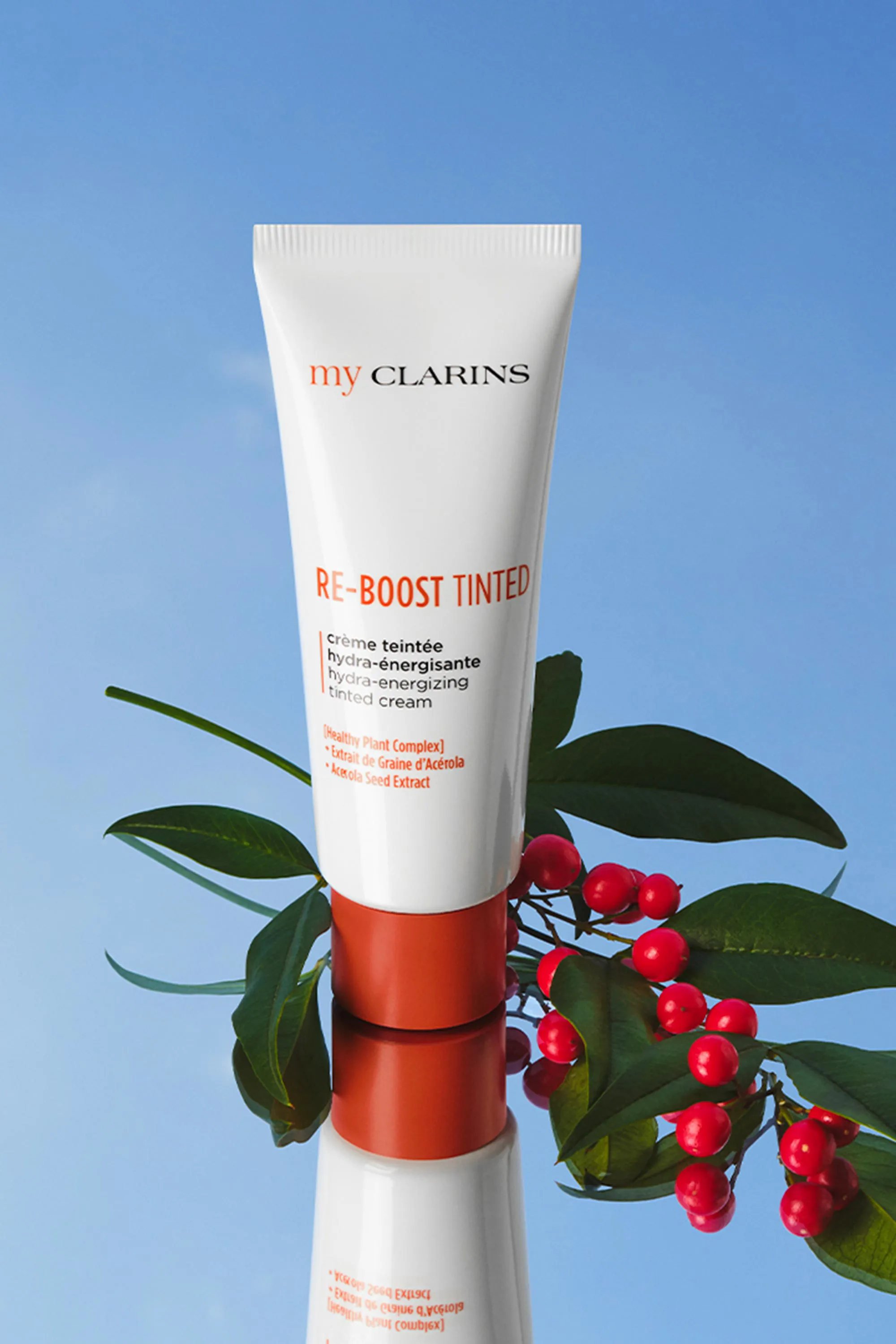 Clarins Crème teintée visage hydratante et énergisante-50 ml
