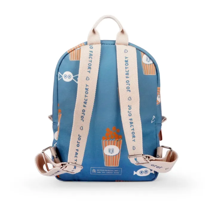 JOJO FACTORY Sac à Dos Baby Popcorn | Bleu