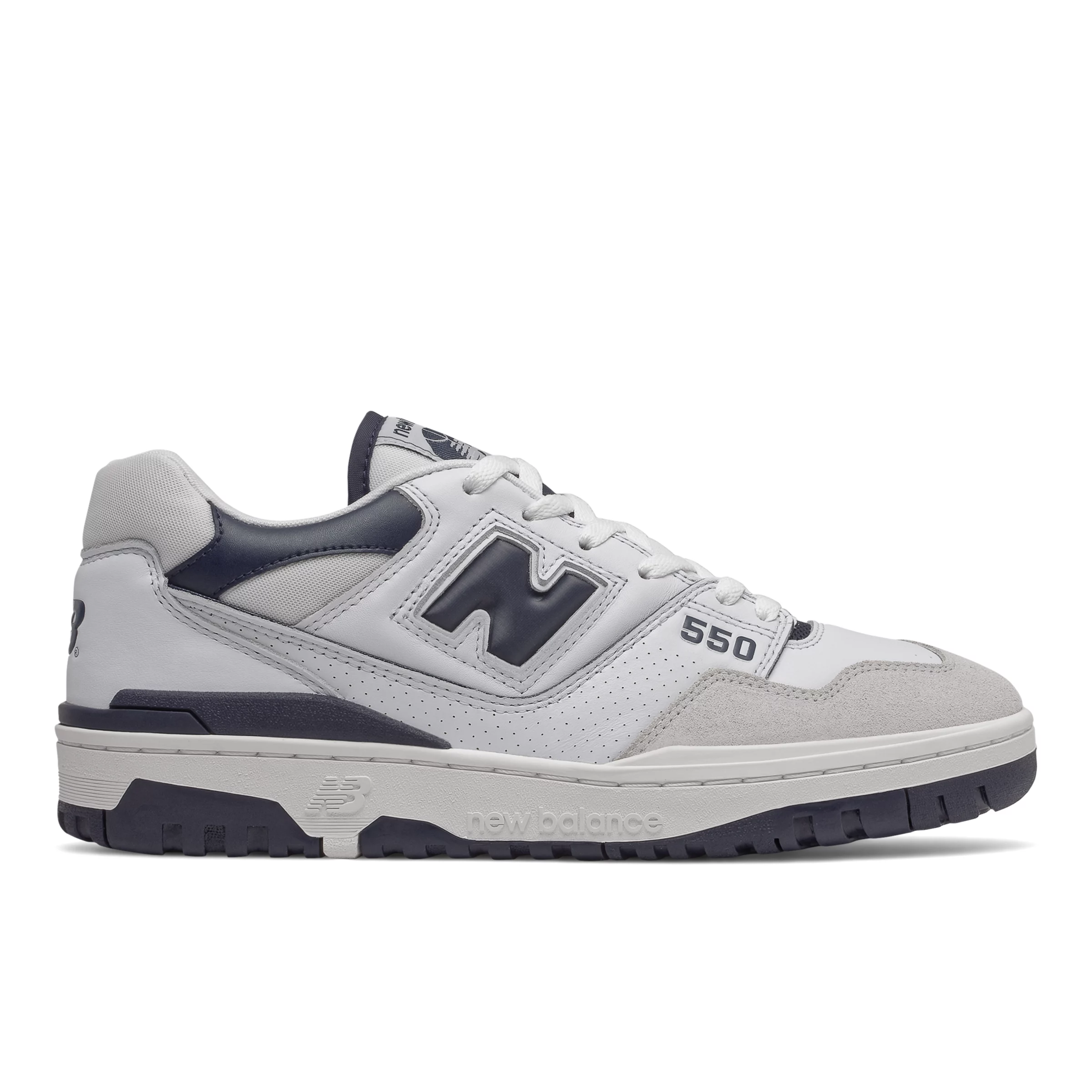 BB550 White con team navy