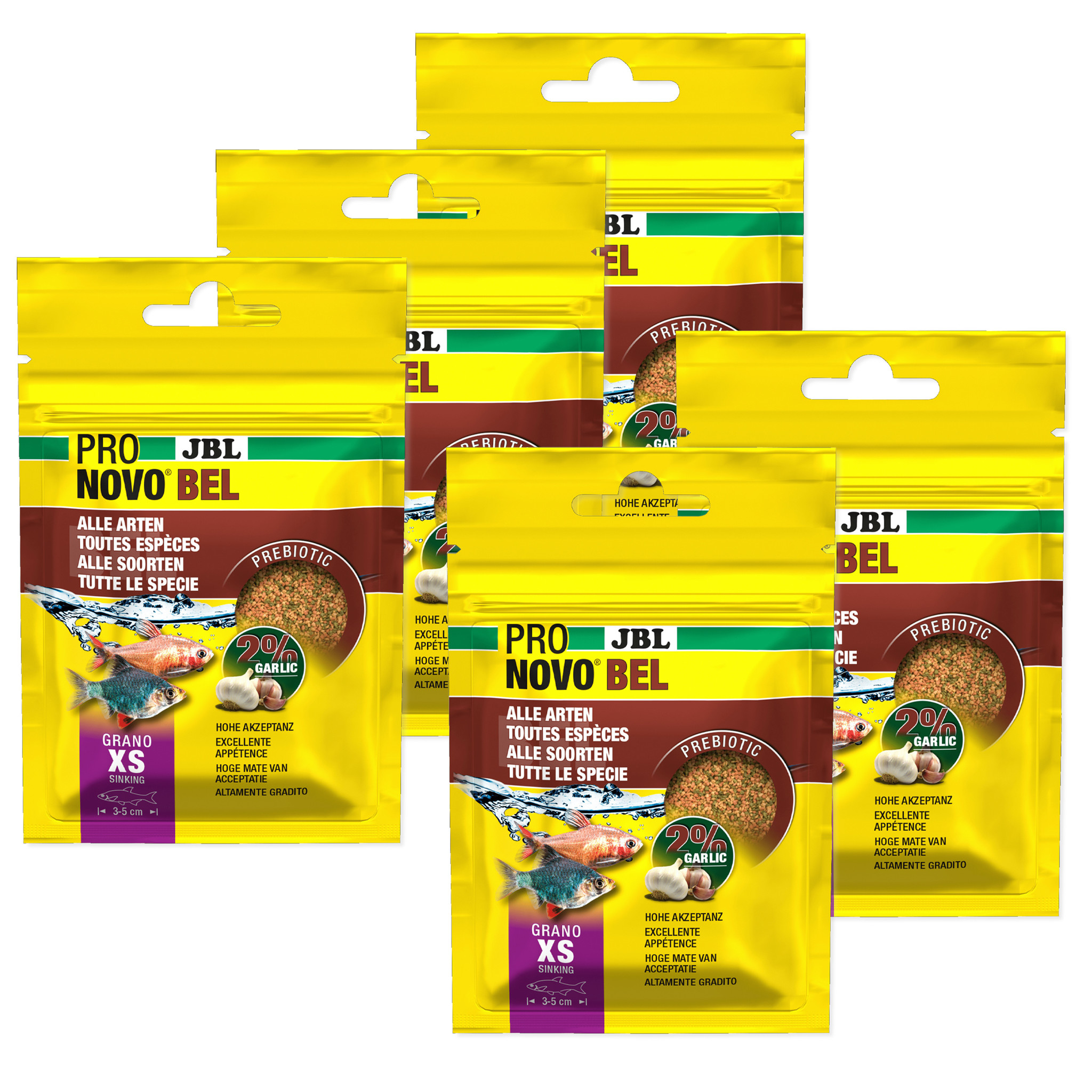 JBL Pronovo Bel Grano XS 20ml x5 | Zinkend granulaatvoer