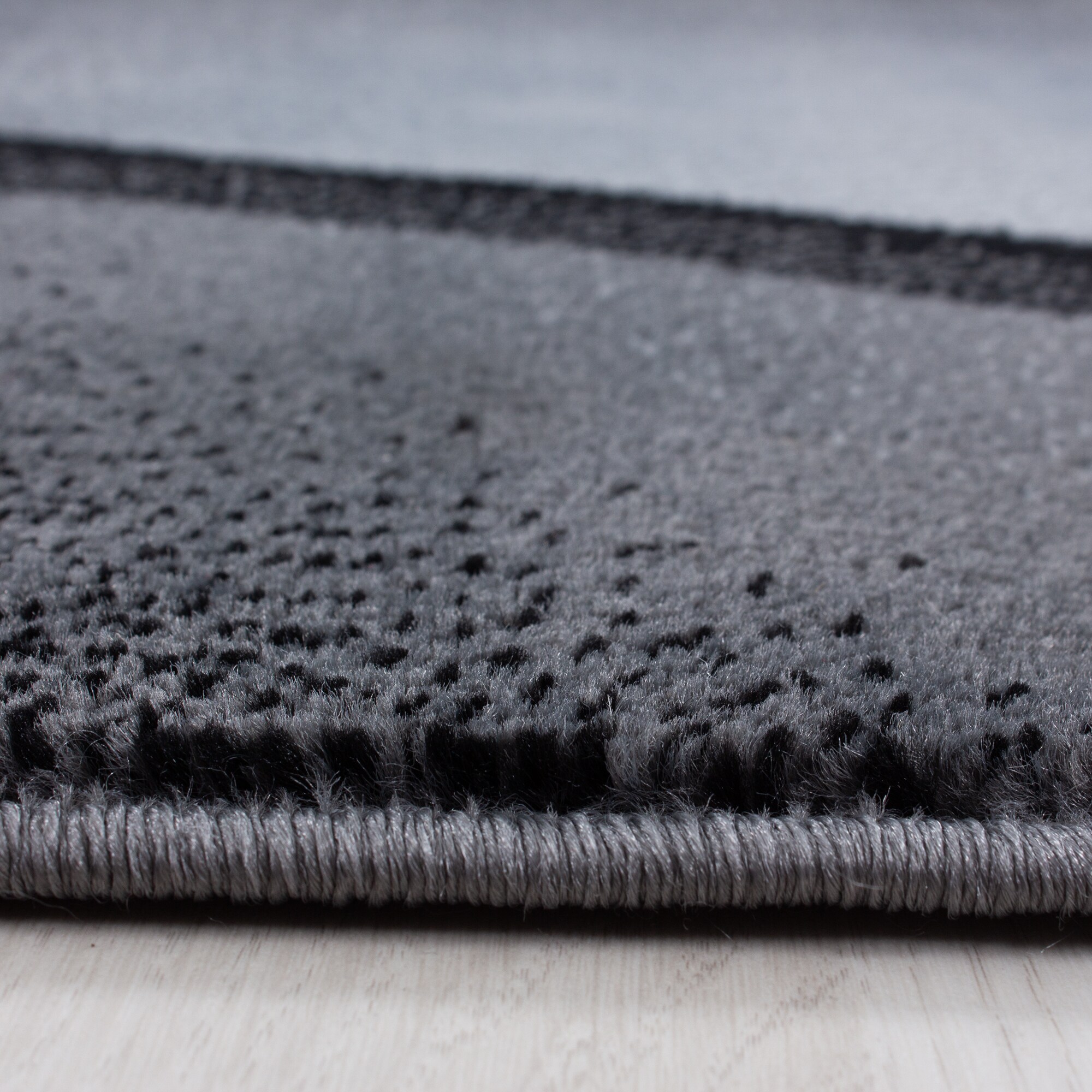 Stilvoller Designer Kurzflor Teppich - Abstraktes Wellen Design