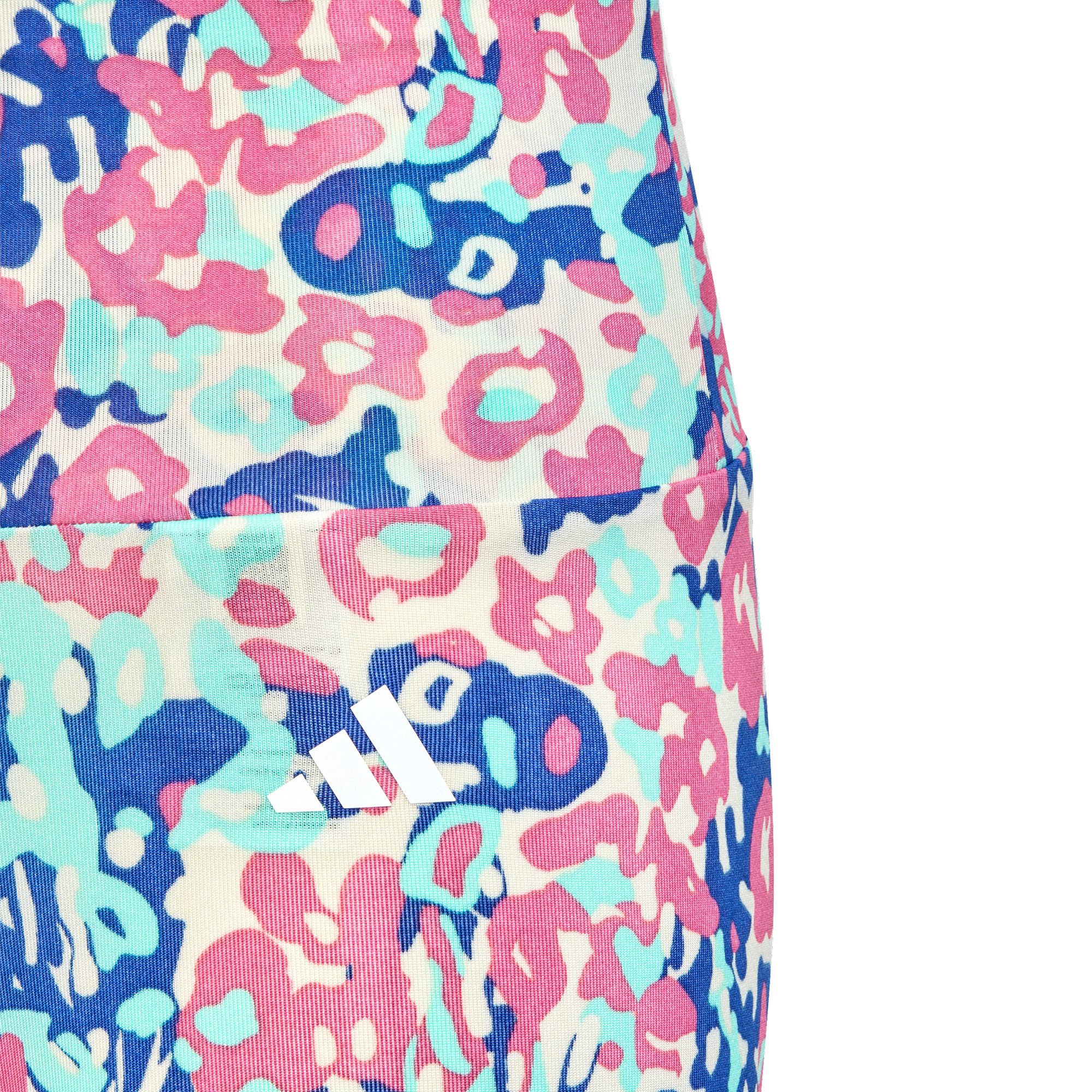 adidas Train Essentials Seasonal Printed High-Waisted 7/8-Tights Mädchen ecru tint