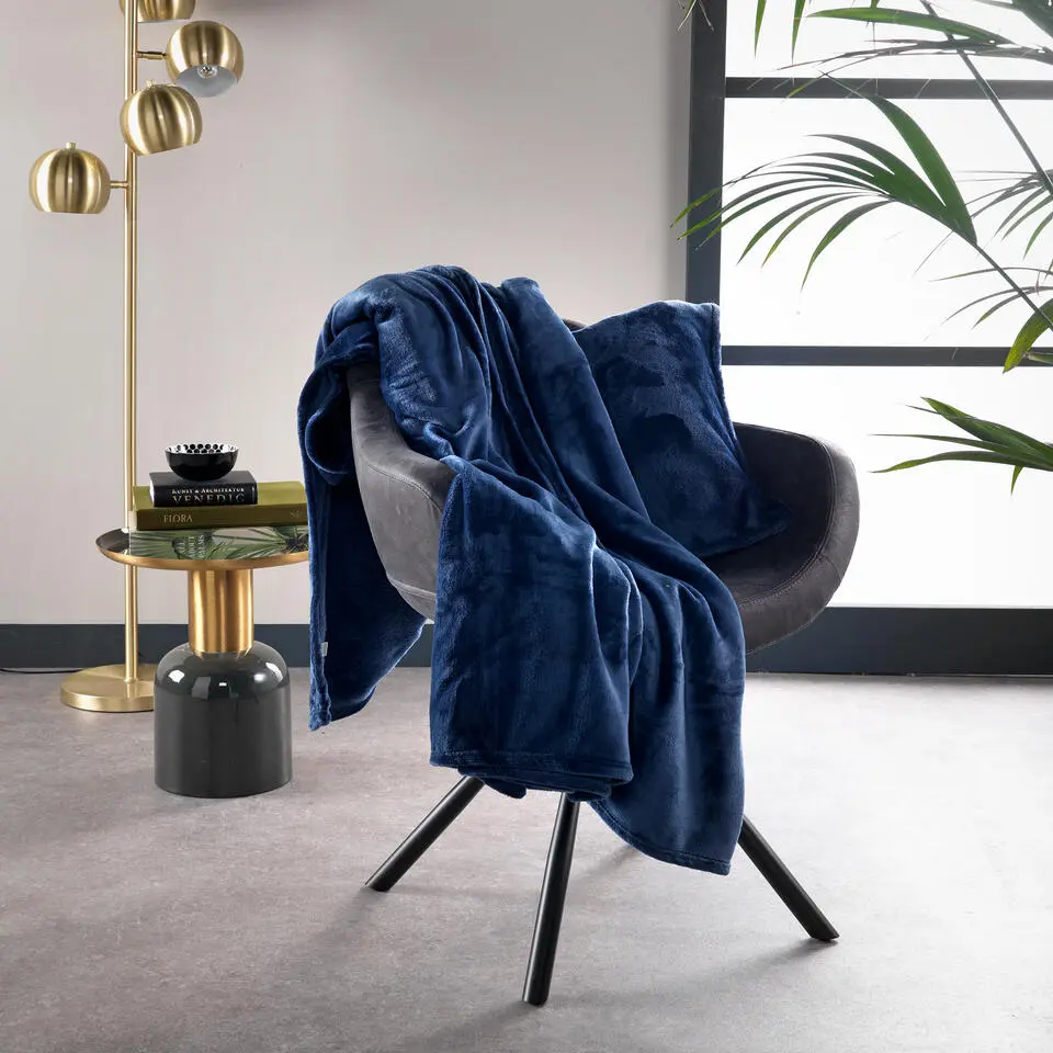 Plaid Billy - Insignia Blue - 150x200 cm