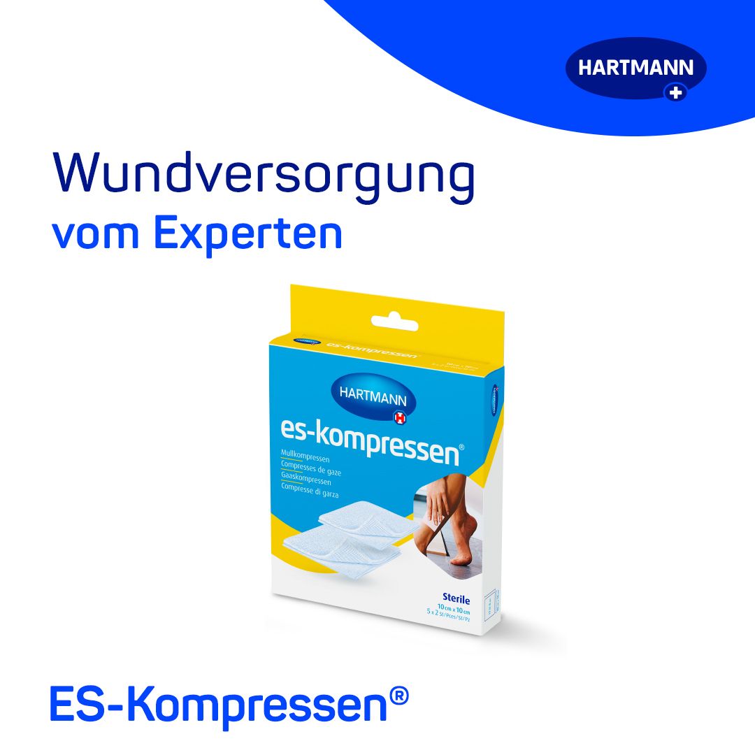 ES Kompressen steril 10 x 10 cm 17-fädig