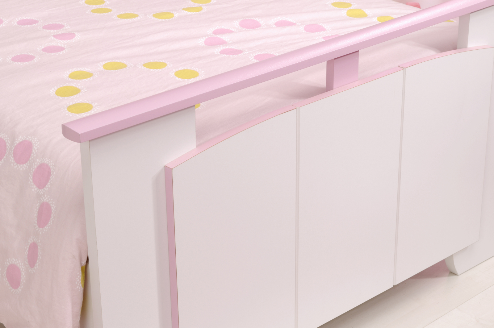 3-teiliges Jugendzimmer BIOTIFUL 3 - weiß-rosa - mit Schrank