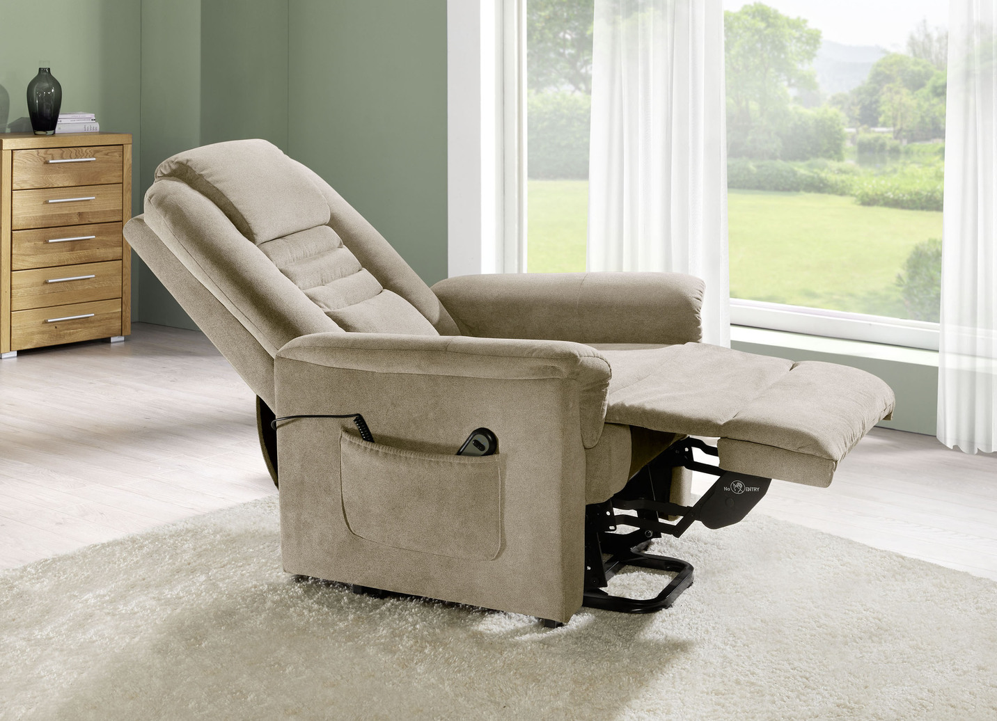 TV-Sessel mit Motor und Aufstehhilfe