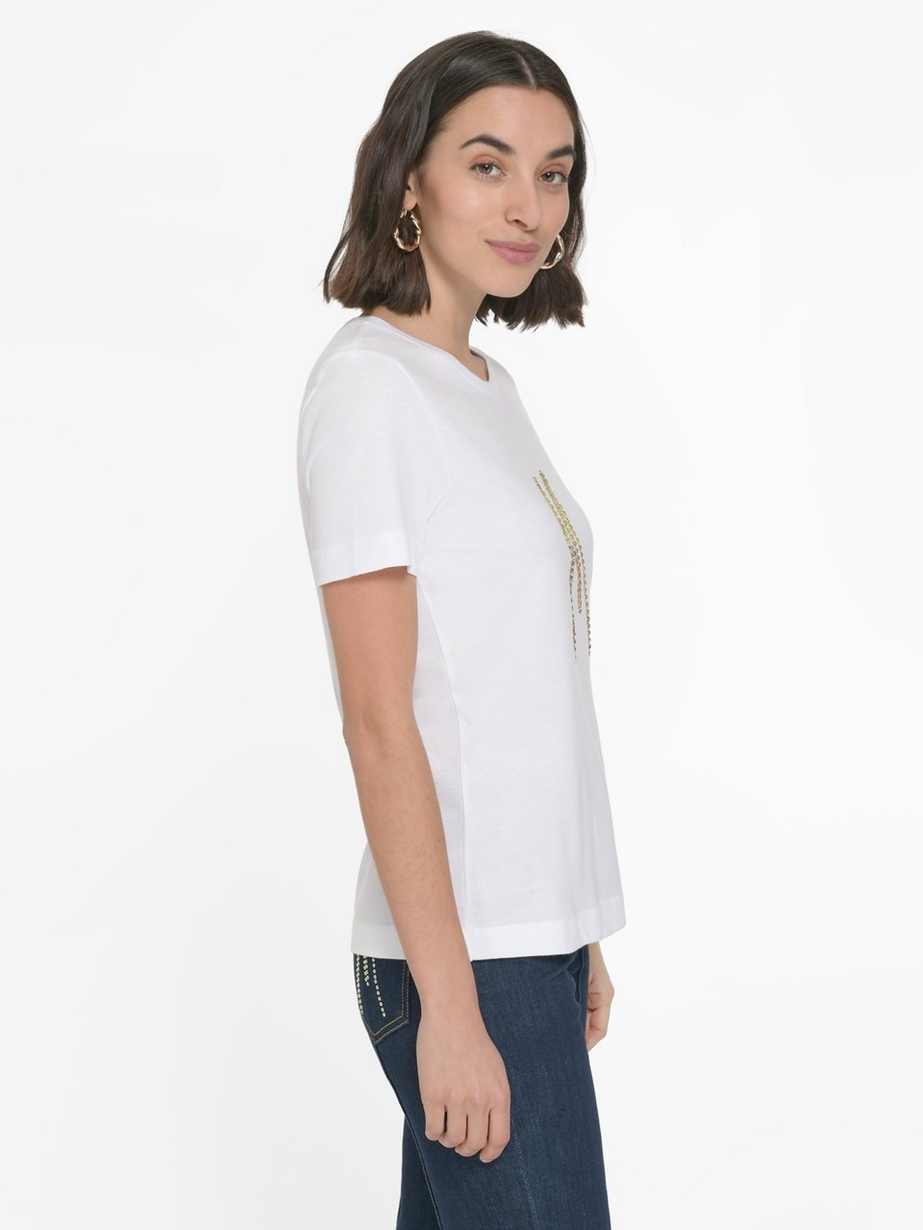 Rundhals-Shirt