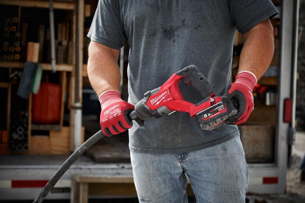 Milwaukee M18 FUEL™ FCVN12-551 Accu Betontrilnaald 1,2m 18V 5,5Ah in doos - 4933479597
