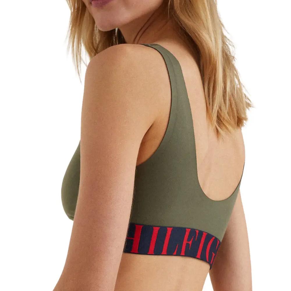 Tommy Hilfiger Brassière Kaki Femme Tommy Hilfiger UW0UW03172