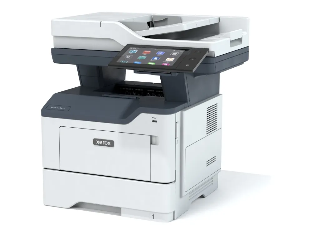 Xerox VersaLink B415V_DN - Multifunktionsprinter - S/H - laser - Legal (216 x 356 mm) (original) - Legal (medie) - op til 50 spm (kopiering) - op til 50 spm (udskriver) - 650 ark - 33.6 Kbps - Gigabit LAN, USB 2.0, USB vært, NFC - Green World Allianc