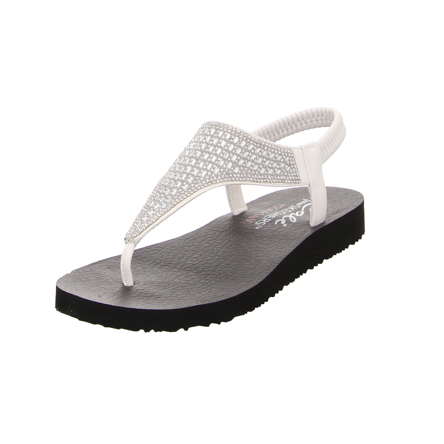 Skechers Zehentrenner weiß weiss/weiss kombi