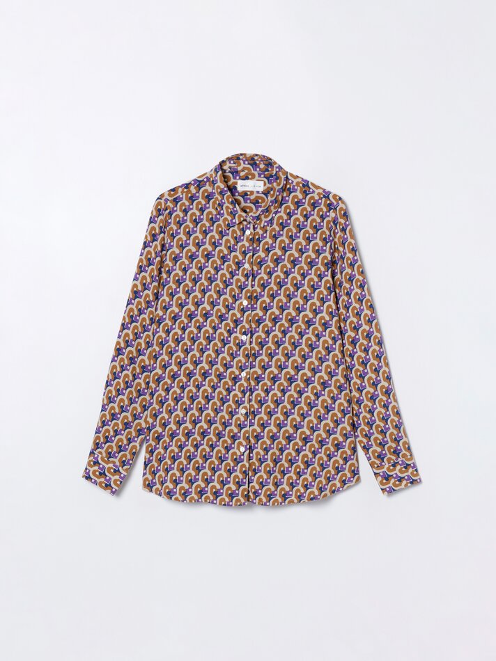 Camisa fluida - Caramelo
