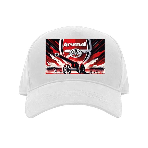 Barn-Caps | Justerbar Caps for Barn Arsenal Hvit Barn
