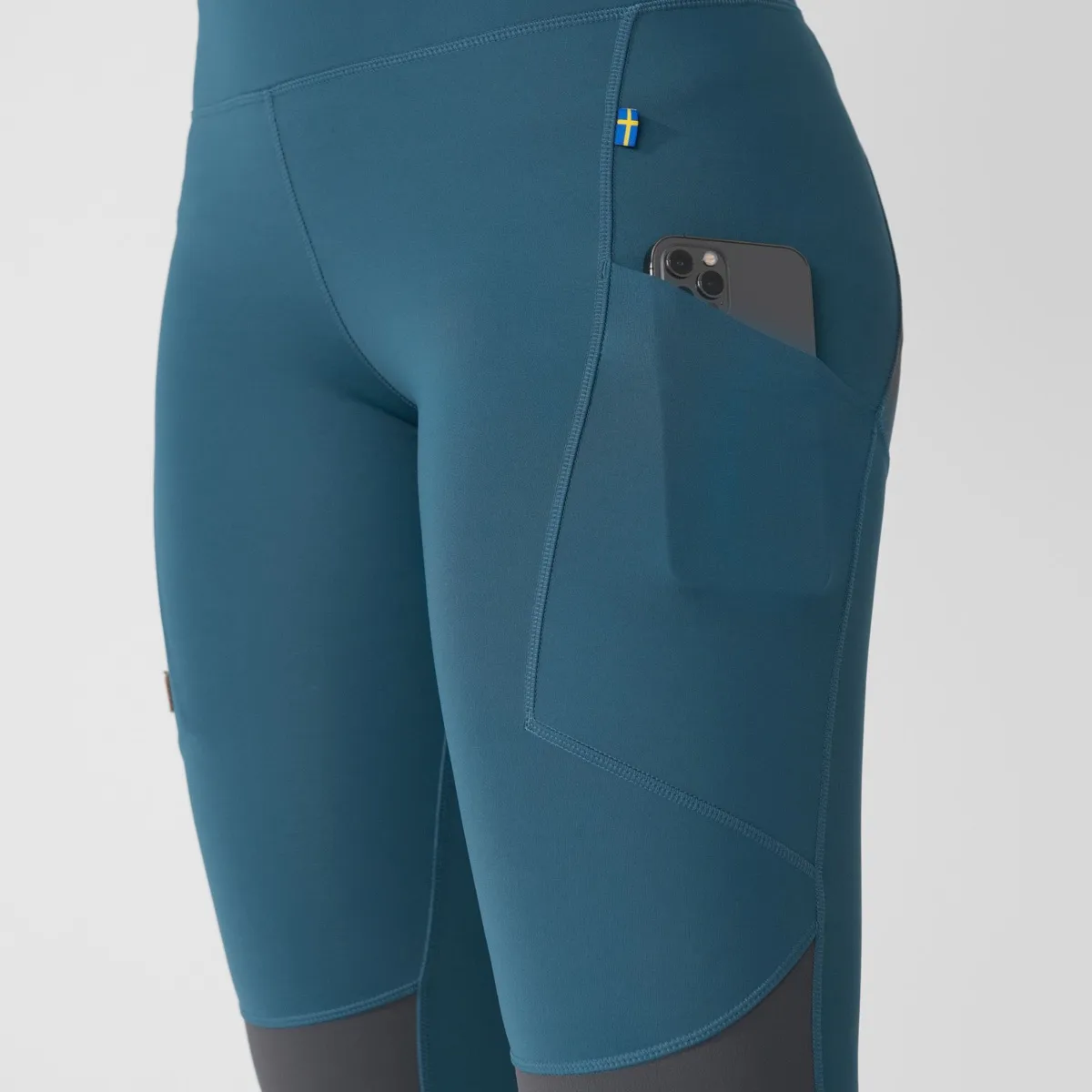 Fjällräven Women's Abisko Trekking Tights Pro Deep Forest/Iron Grey