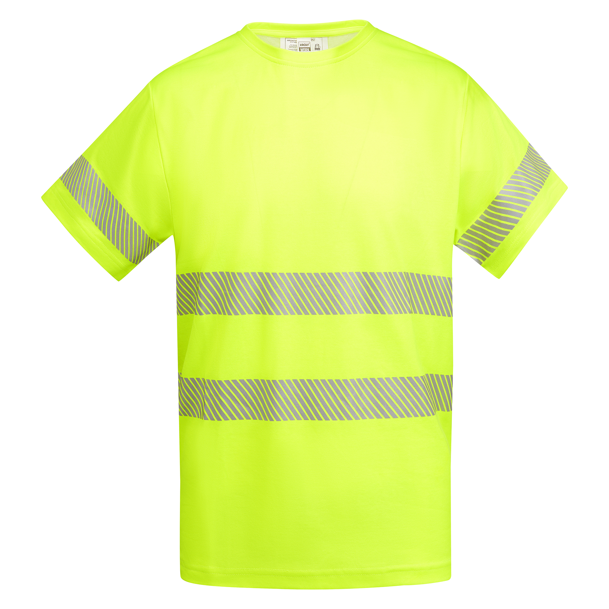 Roly HV9317 - TAURI T-shirt technique haute visibilité à manches courtes