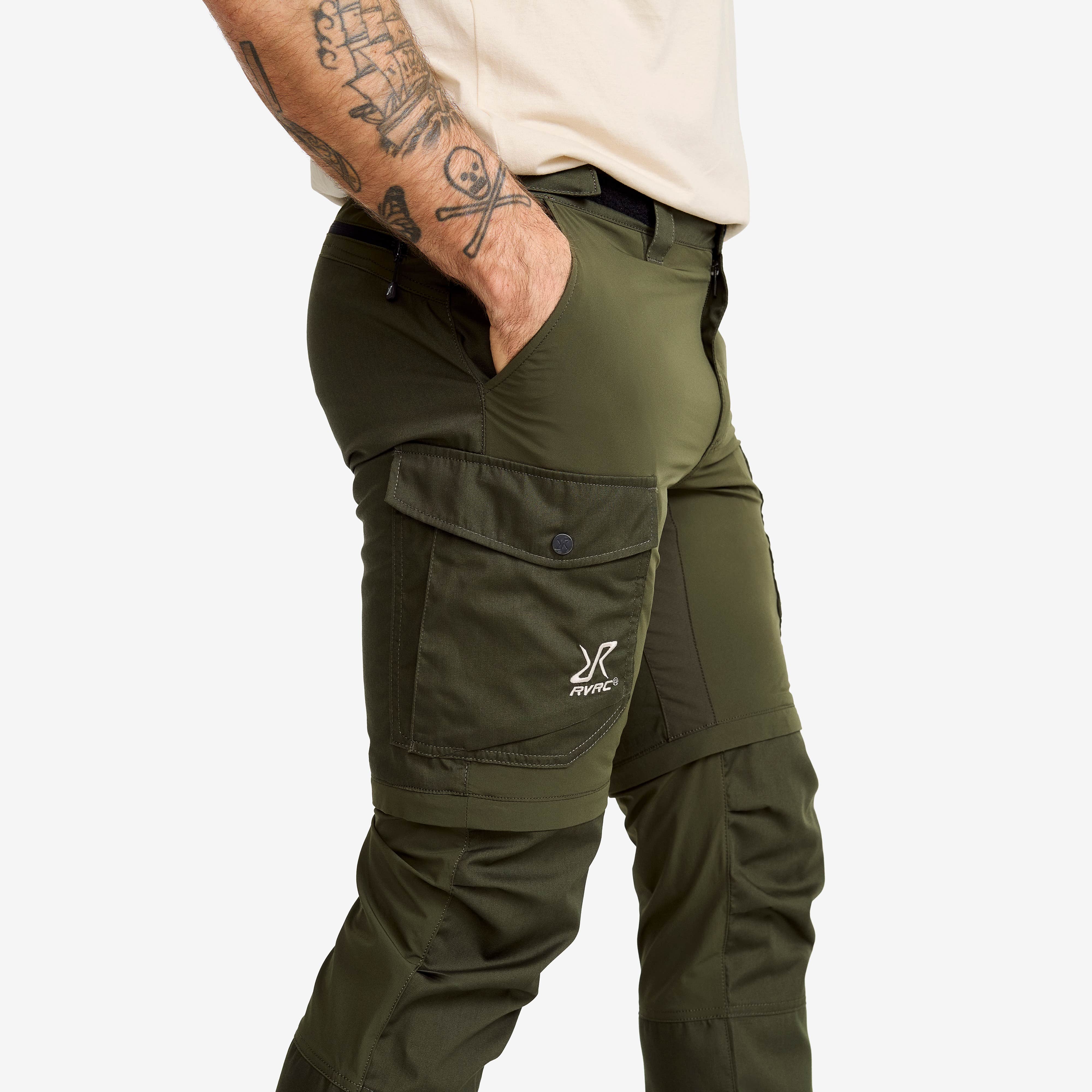 Rambler Lightweight Zip-off Pants Herre Forest Night