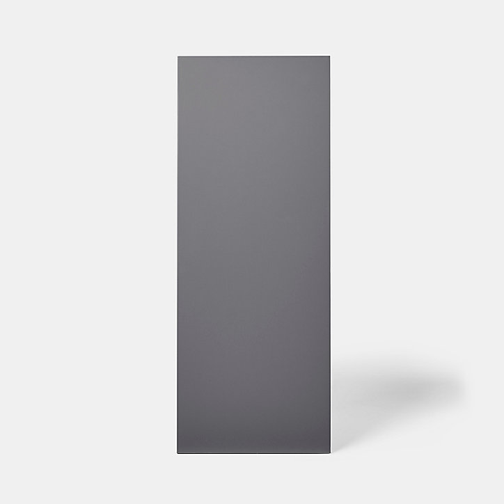 Porte de colonne de cuisine Stevia gris anthracite L. 50 cm x H. 130 cm GoodHome