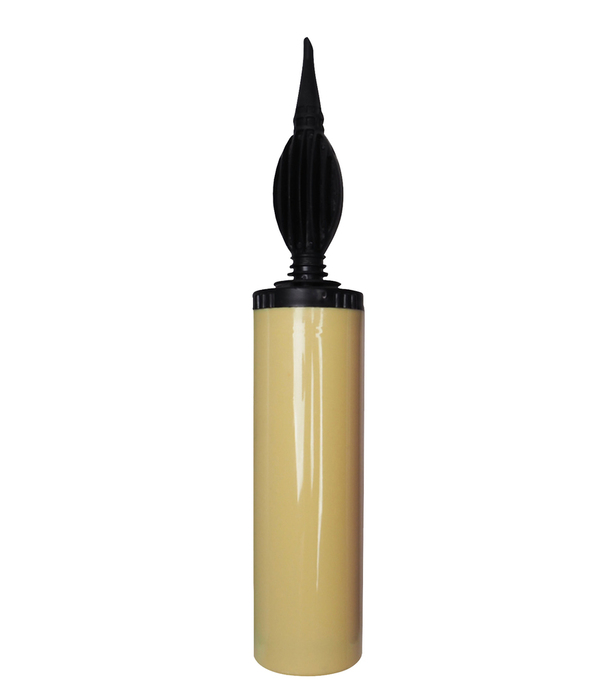 Ballonpumpe 29 cm plastik beige