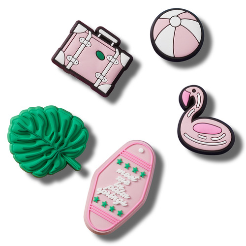 Crocs - JIBBITZ WEEKEND IN LA HOTEL 5 PACK - Multicolore