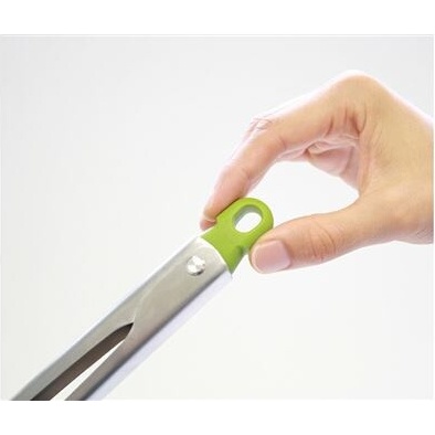 Accessoire de cuisine Joseph Joseph Elevate Silicone -Pince en acier inoxydable avec reposoir integre