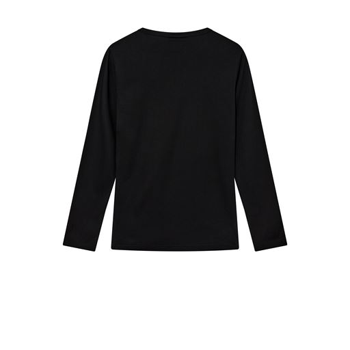 Mos Mosh Gallery Perry O-Neck Langærmet T-shirt, Black, L
