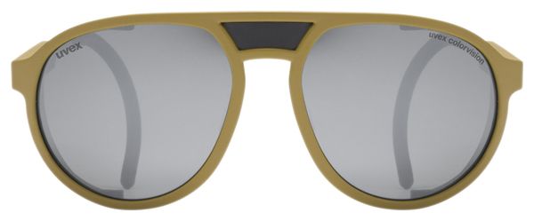 Lunettes Uvex Mtn Classic Cv Khaki/Verres Miroir Silver