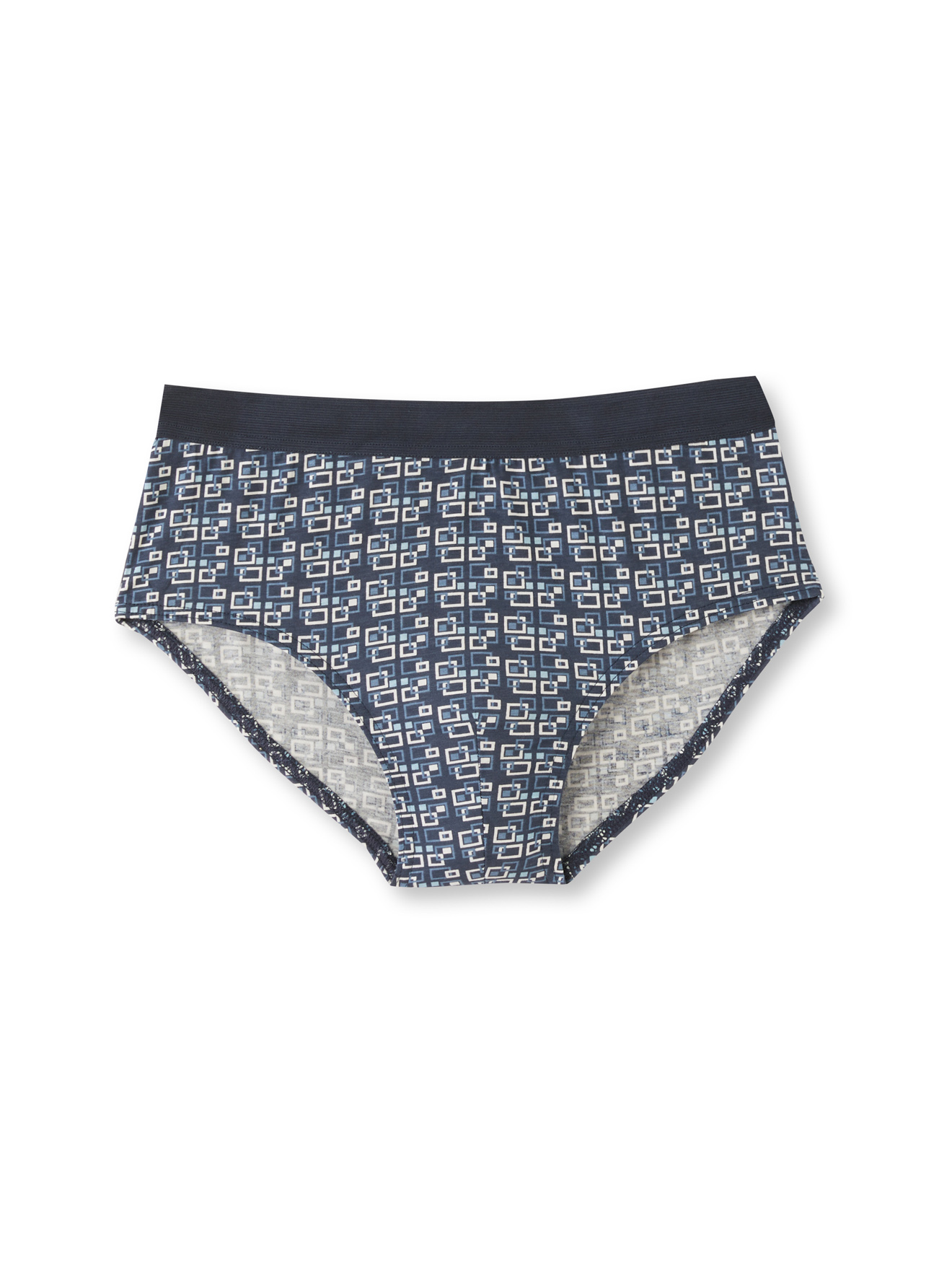 Lot de 4 slips fermés taille haute coton
