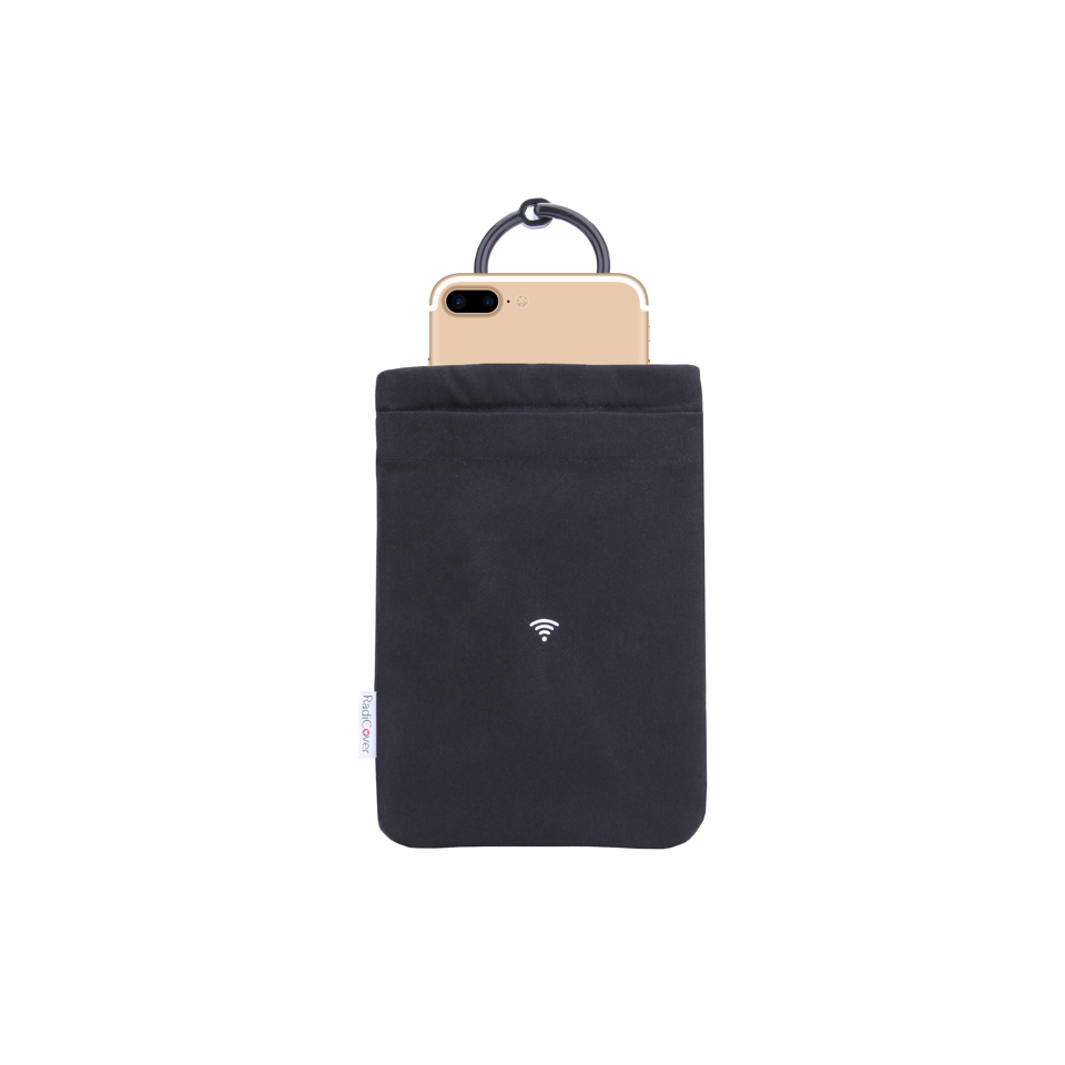 RadiCover - Mobilpose - Antistråling - Large - Sort