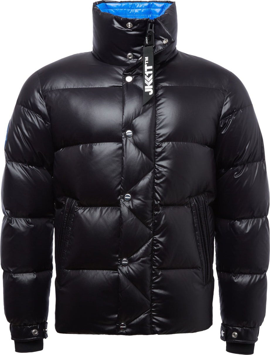 EZ Puffer Jacket Herre Black/Glacial Blue