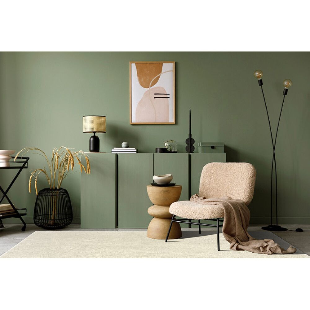 GULVTEPPE SOFT TOUCH 140X200CM NATURHVIT