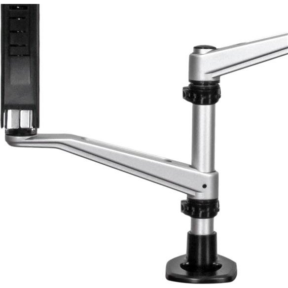 StarTech.com Support de bureau pour 2 écrans avec bras articulés - Multidirectionnel - Empilable - Installation sans outil