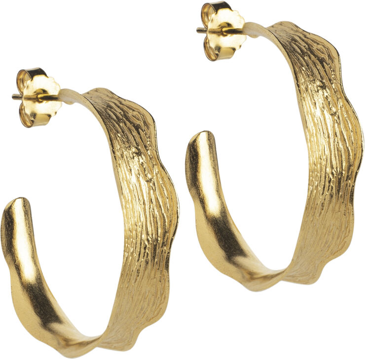 ENAMEL Copenhagen Hoops, Ane Large 925s/gp/m