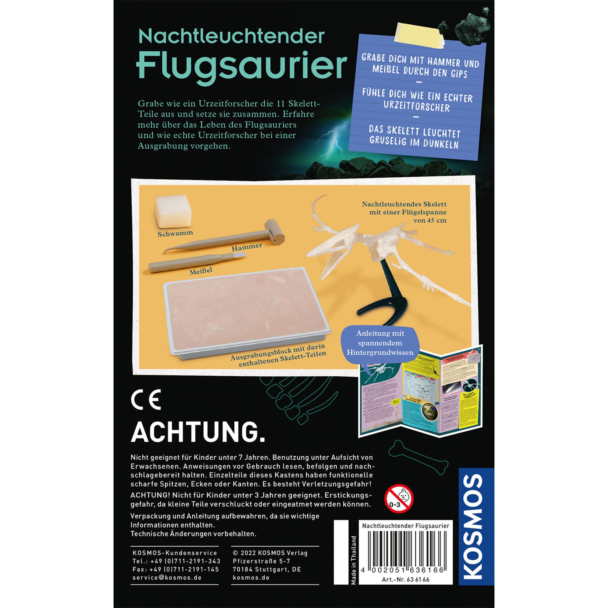 Kosmos Experimentierkasten Nachtleuchtender Flugsaurier